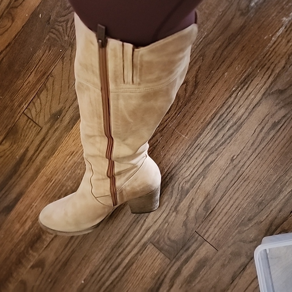 DUO knee high womens wide calf boots size 41